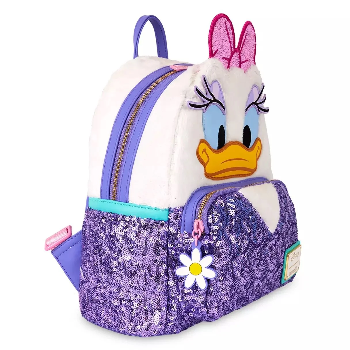 ◆LOUNGE FLY◆Disney Daisy＆Duck 85周年 トートバッグ 送料込 Daisy Duck 85th Anniversary Disney Loungefly Nylon Mini Tote